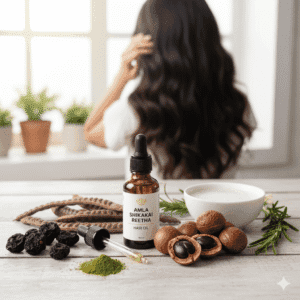 आंवला शिकाकाई और रीठा से बाल झड़ने का घरेलू उपचार